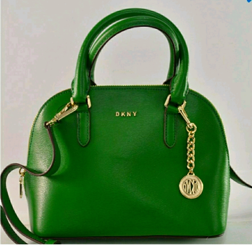 DKNY Leather Dome Crossbody